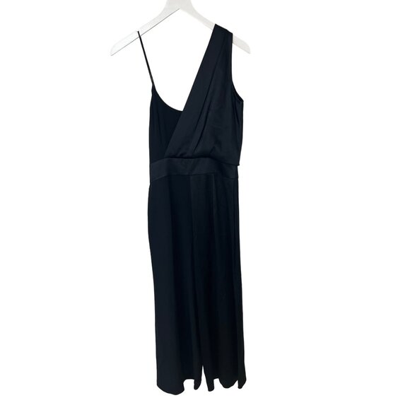 Cushnie Asymmetrical Jumpsuit With Waist Buckle & Pleat Accents - Picture 7 of 7